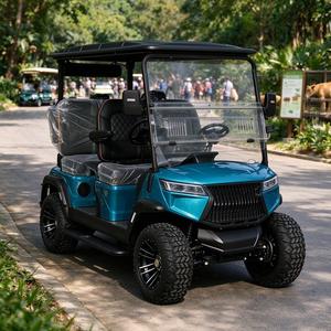 Carrito de Golf Todoterreno de 4 Asientos con Neumáticos de Goma para Todo Terreno de 12-14 Pulgadas con Patrón Profundo - Product Image 1