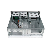 Boîtier d'ordinateur 3U super compact ATX pour montage en rack/de bureau avec alliage d'aluminium et refroidissement par ventilateur, profondeur d'utilisation 390 mm, EKI-N323 en stock