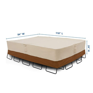 Housse <span class=keywords><strong>de</strong></span> protection <span class=keywords><strong>pour</strong></span> boîte <span class=keywords><strong>de</strong></span> rangement <span class=keywords><strong>de</strong></span> patio en tissu Oxford, <span class=keywords><strong>pour</strong></span> terrasse extérieure, utilisation hivernale, imperméable, housse <span class=keywords><strong>pour</strong></span> meubles <span class=keywords><strong>de</strong></span> <span class=keywords><strong>jardin</strong></span> - Product Image 2