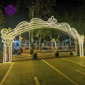 Arche lumineuse LED sur mesure de grande taille pour décorations de jardin de Noël en extérieur, étanche IP65, pour fêtes intérieures et utilisation en extérieur - Product Image 6