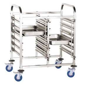 Hotel Restaurante Acero inoxidable GN Pan Panadería Bandeja Rack Trolley - Product Image 1
