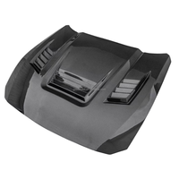 Kit carrosserie pour Ford Mustang, comprenant un capot en fibre de carbone, un couvercle de coffre, une lèvre avant, un diffuseur arrière, des ailes et des jupes latérales