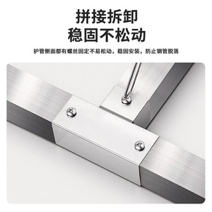 Stainless <b>Steel</b> Square Tube Connectors 20 25 30mm Waterproof For Furniture Accessories - Product Image 5
