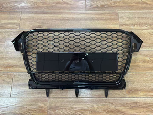 Nouvelle calandre PNB OEM compatible avec Audi A4L B8.5 S4 RS4 13-16 |   Cadre noir brillant |   Matériau ABS de haute qualité |   Installation facile |   Rapide - Product Image 5