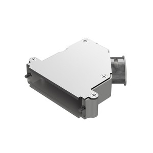 Conectores PCB D104000AKNE0/AA, Conector <span class=keywords><strong>AK</strong></span> de Dos Piezas con Carcasa Trasera de <span class=keywords><strong>104</strong></span> Posiciones, D104000AKNE0 AA Plateado, Metal Blindado en Ángulo de 45 Grados - Product Image 1