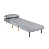 Fabricant de chaises longues convertibles modernes et inclinables pour la chambre à coucher, futon pliable sur pied pour la journée