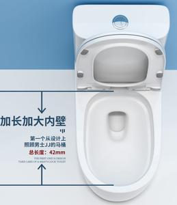 Inodoro de Cerámica de Una Pieza con Sifón en S para Baño Doméstico - Product Image 5