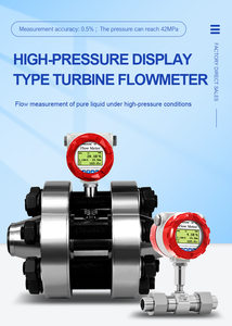 Tuabin lưu lượng kế ± 0.5% Độ chính xác nước cảm biến lưu lượng chất lỏng DIESEL Xăng thủy lực đo lưu lượng 1 2 inch - Product Image 3