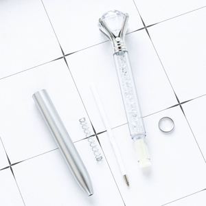 Custom Crystal Bulk Refill, Diamond Top <b>Pens</b> With Black Ink for Office, School, Home & Gift Use - Product Image 4