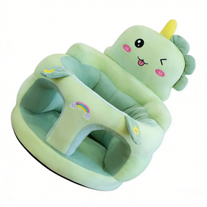 Asiento de aprendizaje para bebés con diseño de dinosaurio personalizado, sofá de peluche para bebés con diseño de dinosaurio, silla de apoyo para sentarse para bebés, asiento de peluche para bebés con diseño de dinosaurio - Product Image 4