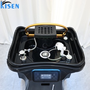 Lavacabezas Portátil Kisen para Salón de Belleza, sin Plomería, con Dos Tanques de Agua y Vaporizador - Product Image 4