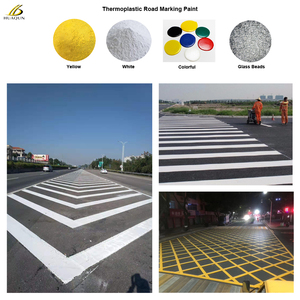 Pintura Termoplástica Resistente a la Intemperie para Señalización Vial, Polvo Blanco y Amarillo Reflectante - Product Image 5