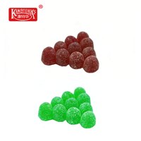 Bonbons moelleux aux saveurs fruitées colorées, friandises gélifiées douces et moelleuses, pleines d'arôme juteux de cola.