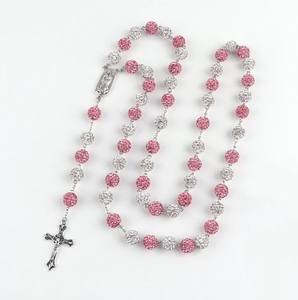 פופולרי בלינג 10 מ "מ <span class=keywords><strong>rhinestone</strong></span> כדורים שרשרת רוזארי - Product Image 1