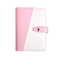 A5 A6 copertina in pelle PU a spirale a 6 anelli notebook business planner agenda magazine raccoglitore economico