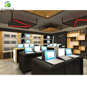 Pioneer Retail Wood Store Display Rack Shelf for Laptop Computer <strong>Showroom</strong> Design - Product Image 4