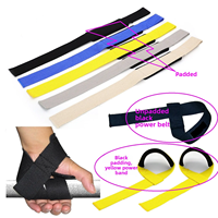 Correas de levantamiento de pesas personalizadas con logo para gimnasio, entrenamiento con mancuernas, crossfit, agarre, levantamiento de potencia y ejercicio de muñeca