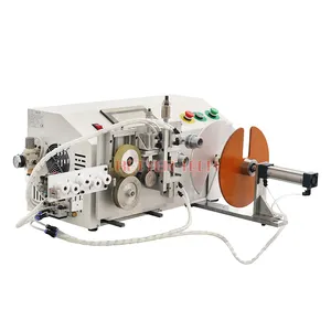 Automatic metering length cutting small tube coiler spooling machine tube reel measuring re winder machine