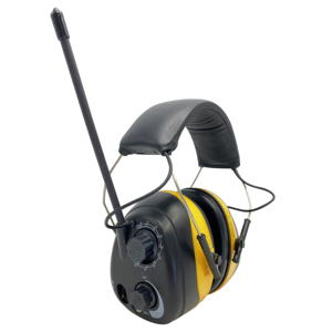 聴覚保護は2xAA電池を使用AMFMラジオヘッドホンノイズリダクション安全イヤーマフ - Product Image 2