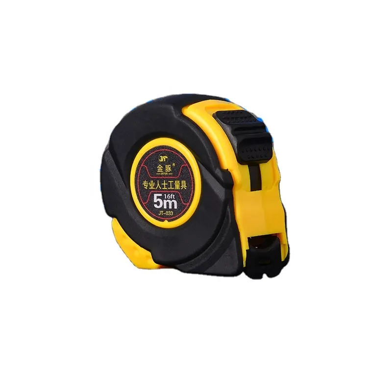 customize retractable measuring tape price,meter measuring tape with magnet rubber coated tape measure 5m