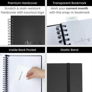 מותאם אישית a5 דפוס a5 מארגני מדי שבוע ללא תאריך יעד מתכנן מצולם - Product Image 6