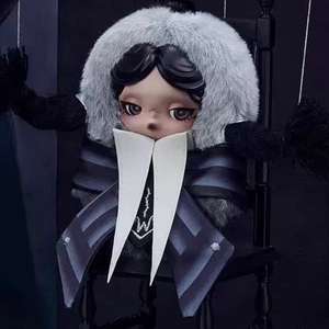 POP Mart X Wednesday Portachiavi Peluche con Occhi di Vetro Versione Uniforme Nevermore Academy Originale Blind Box da Collezione - Product Image 6