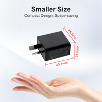 Adaptador de Carga USB C Certificado por SAA y RCM de Merryking, 5V 1A, Enchufe AU, Cargador USB Tipo C para Auriculares AirPods