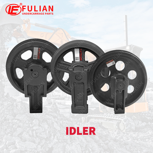 Bagian Undercarriage ekskavator kompak sproket, penahan jejak karet grup jalur baja rol bawah untuk Hanix - Product Image 6