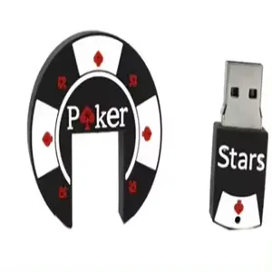 USB flash drive USB memory gadgets Round poker sticks Usb 64GB 128GB