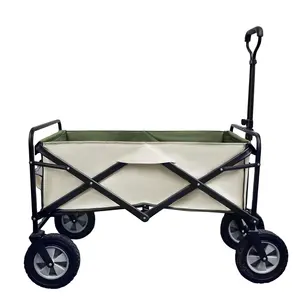 WOQI – chariot de jardin pliable, chariot utilitaire d'extérieur, chariot pliable pour le Camping