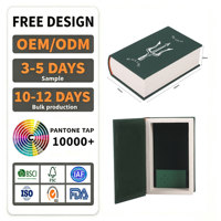 Boîte d'emballage personnalisée en forme de livre, boîte rigide magnétique, boîte cadeau avec impression de logo, insert en mousse personnalisé, rangement caché, boîtes en papier rigide