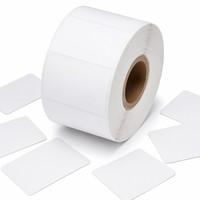 Rouleau d'étiquettes thermiques directes sans BPA 50x30mm 800 étiquettes autocollantes blanches pour codes-barres, étiquettes de prix, vente au détail, supermarché