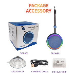 Haut-parleur extérieur Blue-tooth 5.3, FM0208, résistance à l'<span class=keywords><strong>eau</strong></span> IPX6, basses riches 5W, appariement TWS et effets de lumière LED intégrés - Product Image 6