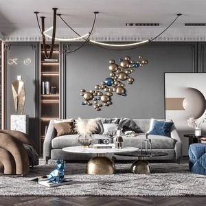 Lustre en cuir minimaliste de designer italien pour restaurant, luminaires créatifs postmodernes pour salon et salle à manger - Product Image 2