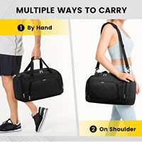 Sac de voyage personnalisé pour équipement de gymnastique sportive avec sangles à compartiment pour chaussures, parfait pour les entraîneurs d'équipe, idéal pour le football, le baseball
