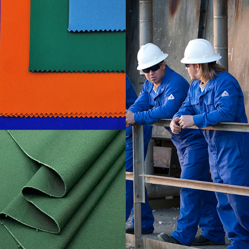 Skygen OEM/ODM Polyester Cotton Twill Fabric 235GSM Anti-Statie Industrial Automotive Fabric TC Workwear Fabric