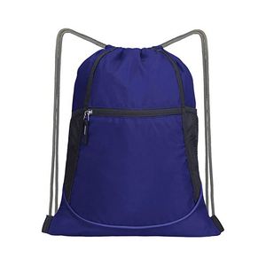 Custom Logo Cinch Sack Pockets Gym Waterproof Eco Friendly Non-Woven Fabric Soft Handle Zipper Closure Customized <b>Backpack</b> - Product Image 1