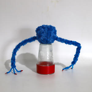 Peluche Personalizado con Logotipo de SKETCH Dave, Peluche Azul y Naranja de Sketch, Juguetes de Peluche de Películas y Televisión, Figura de Animal de Peluche Creativa - Product Image 4