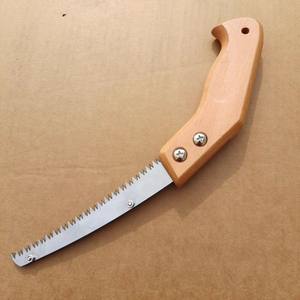Double Blade Girdling Saw Wooden Handle 220mm Length For Fruit Tree Trimming 20-30mm Diameter - Product Image 4