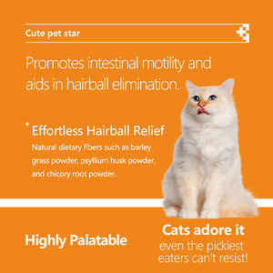 Tabletas de Hierba para Gato, Eliminador de Bolas de Pelo y Ayuda Digestiva, Soporte Inmunológico, Vitaminas y Minerales Orgánicos en Botellas - Product Image 4