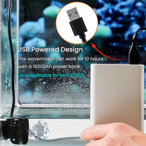 <span class=keywords><strong>Mini</strong></span> Slim 2000/3000 alimentado por USB agua dulce agua salada DC acuario Wavemaker bomba de circulación para pequeño Nano Coral Reef pecera - Product Image 5