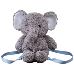 Unisex New <strong>Cute</strong> Cartoon Pig Sheep <strong>Panda</strong> Elephant Backpack with Cozy Fluffy Super Soft <strong>Plush</strong> PP Cotton Filling Birthday Gift - Product Image 1