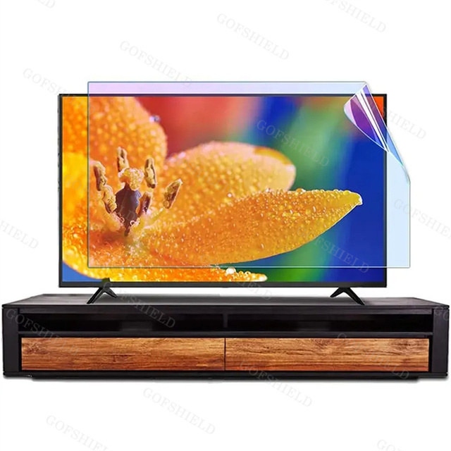 Anti Blue Light Film High Transparency Screen Guard for TV 50 Inch Eye Protection Protective Screen Protector for Widescreen LCD