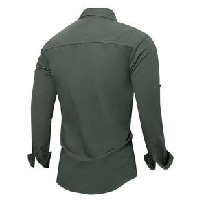 All'ingrosso camicia da uomo Casual 100% cotone manica lunga top tattico escursionismo all'aperto camicie traspiranti per gli uomini - Product Image 4