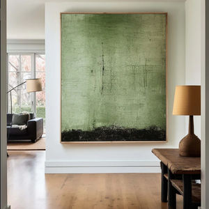 अनुकूलित आधुनिक वाबी साबी पेंटिंग हस्तनिर्मित अमूर्त लक्जरी कैनवास दीवार कला घर सजावट लिविंग रूम 3 डी बनावट - Product Image 4