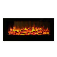 Cheminée Électrique Intérieure Décorative à Flammes Artificielles LED sur Meuble TV, Personnalisée par le Fabricant