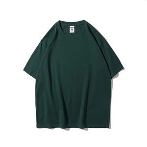 Ventas al por mayor logotipo personalizado 12 colores 240g 100% algodón ajuste suelto liso camiseta hombres camisetas mujeres camisetas - Product Image 4