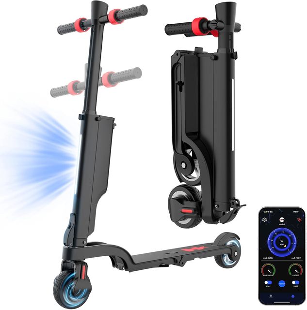 2025 Cheapest Original X6 Two Wheels Four Foldable Electric Scooter Bike Smart Scooter Removeable Battery 250W 36V Kick Scooter