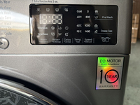 Lave-linge à chargement frontal 10,5 kg, classe énergétique A++, moteur à courant continu, 1400 tr/min, porte en verre trempé, 16 programmes, OEM