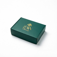 Boîtes d'expédition personnalisées avec impression d'un côté, boîte cadeau avec compartiment intérieur imbriqué pour cosmétiques de luxe, boîte en carton ondulé pour envoi postal